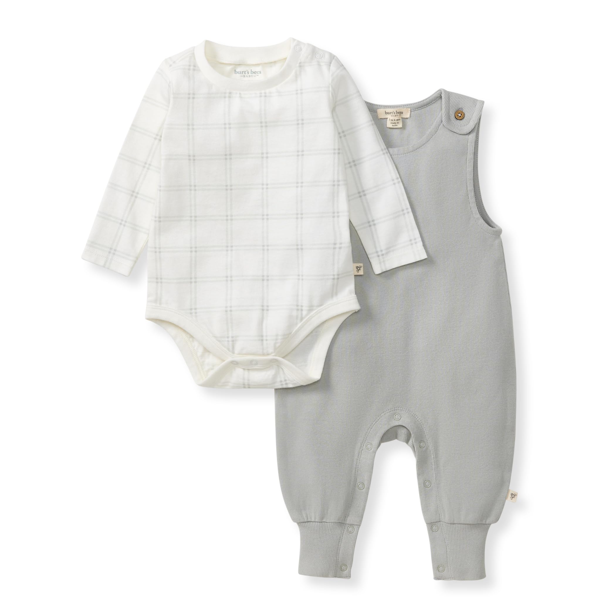 Photo 1 of Burt's Bees Baby Boy Infant Jumpsuits - 100% Organic Cotton Breathable Jumpsuit Coveralls for Boys Preemie to 24 Months