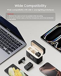 PQRQP Microphone for iPhone/iPad/Android, Mini