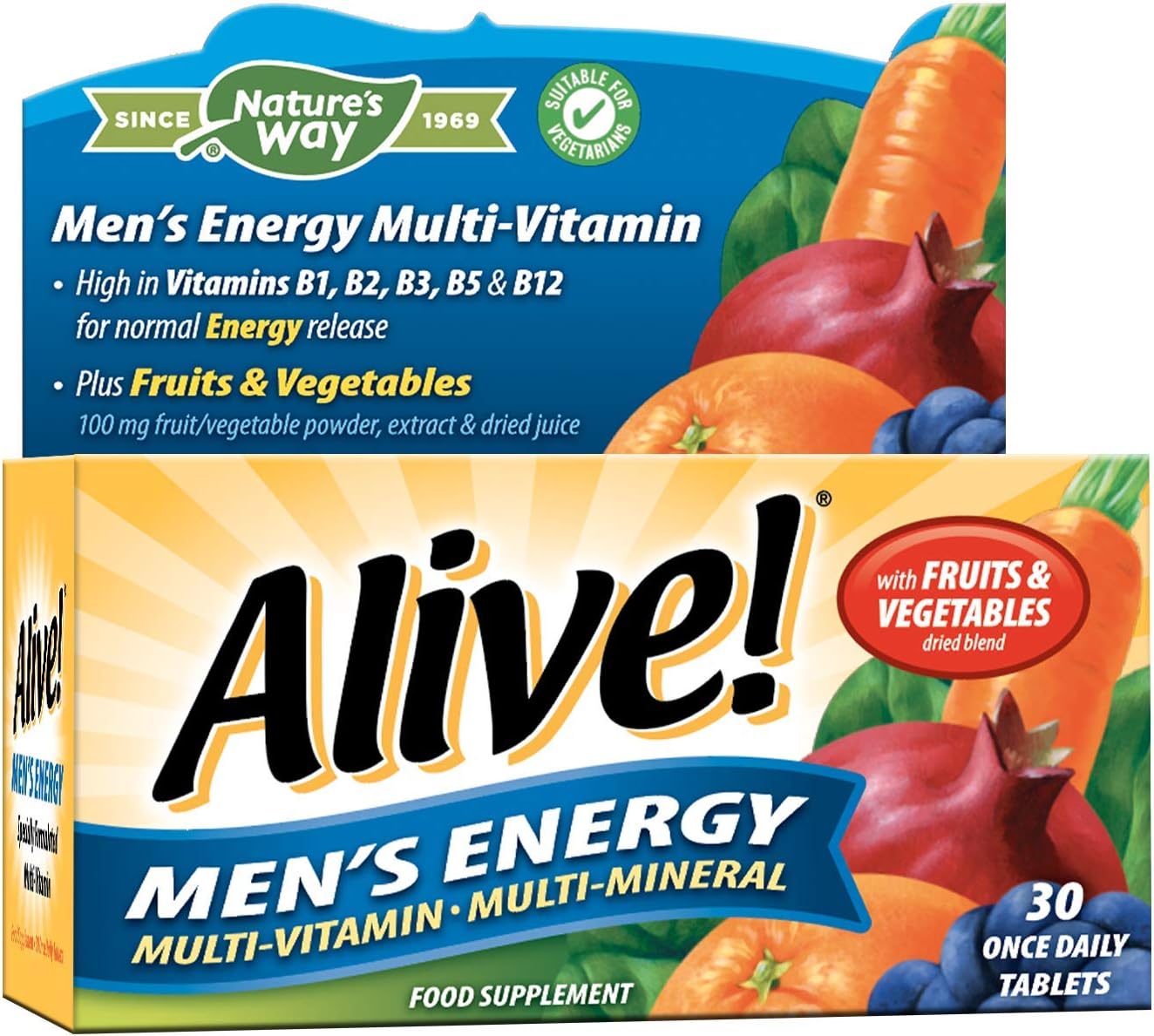 Alive! Men?s Energy Multi-Vitamin and Mineral 30 Tablets – BigaMart