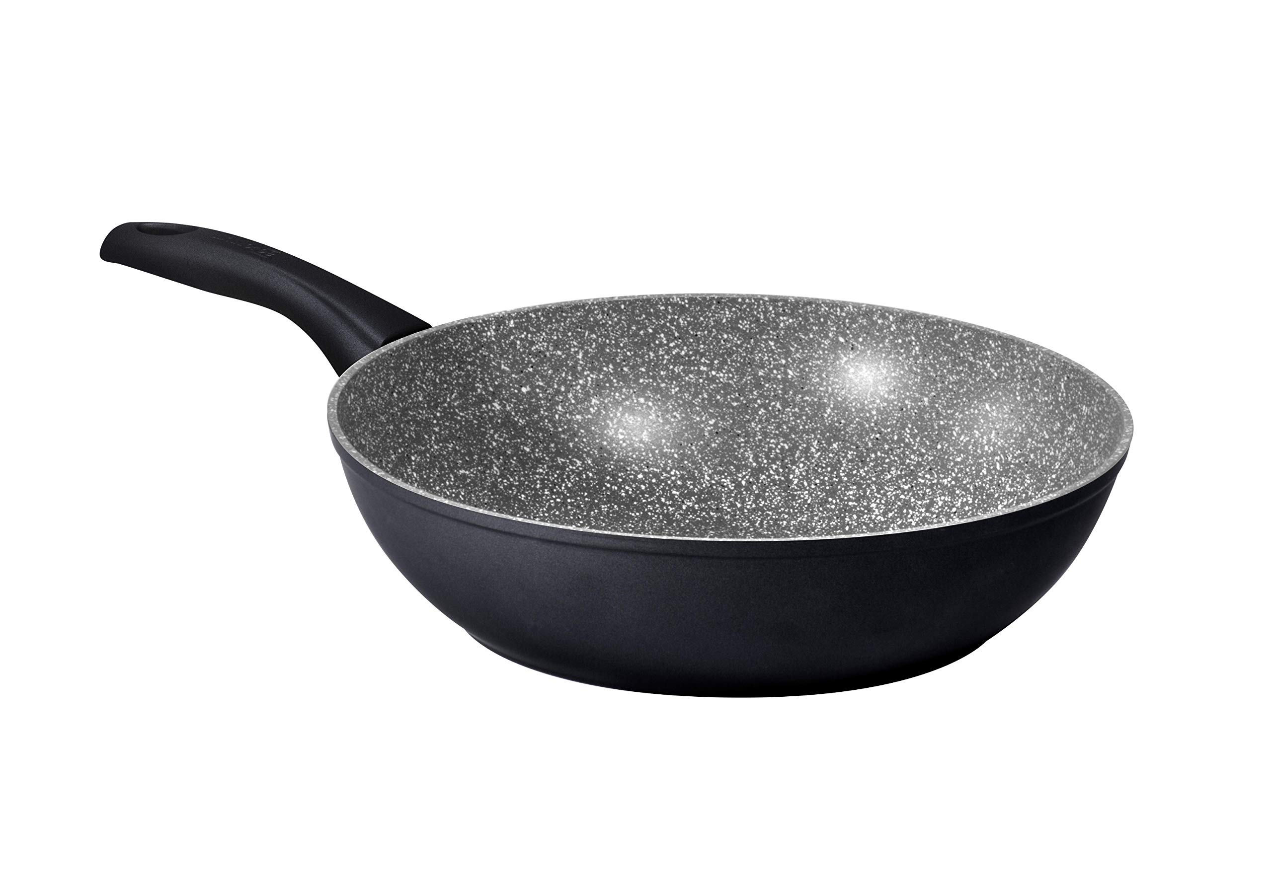 Aeternum Black Pearl Induction Wok 28 cm, Suitable for Induction, Aluminium