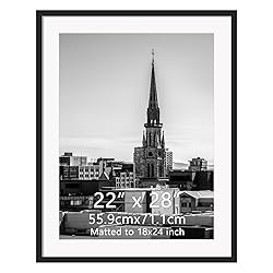 Hoikwo 22x28 Black Picture Frame, Display Pictures
