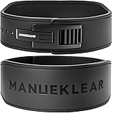 MANUEKLEAR Tapered Lever Weight Lifting Belt, 10MM Quick Locking Lever Belt Weightlifting Men, Lifting Belt Lever for Powerlifting & Deadlifts