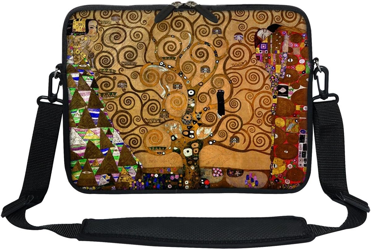 Meffort Inc 13 13.3 Inch Neoprene Laptop Bag Carrying Sleeve with Hidden Handle