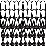 AOPRIE 30 Pack Bungee Balls 9Inches Black Ball