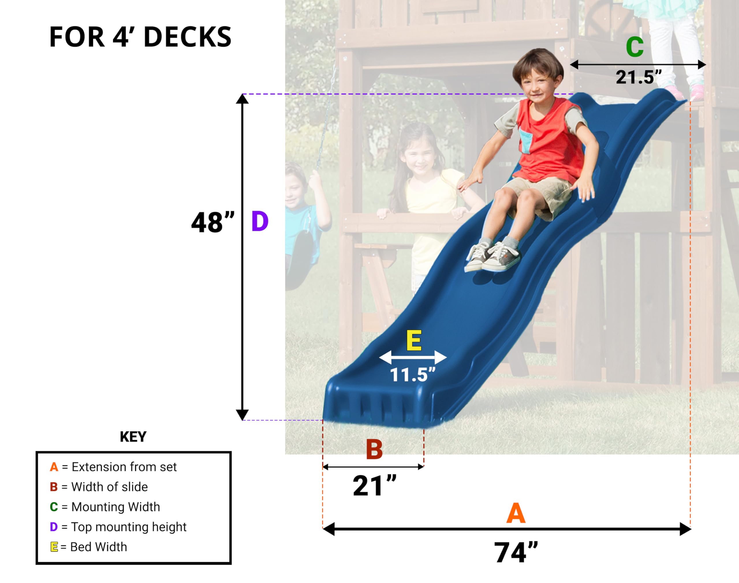 Swing-N-Slide Cool Wave , Blue