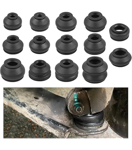 6pcs For 13 23 30 Rubber Tie Rod End And Ball Joint Dust Boots