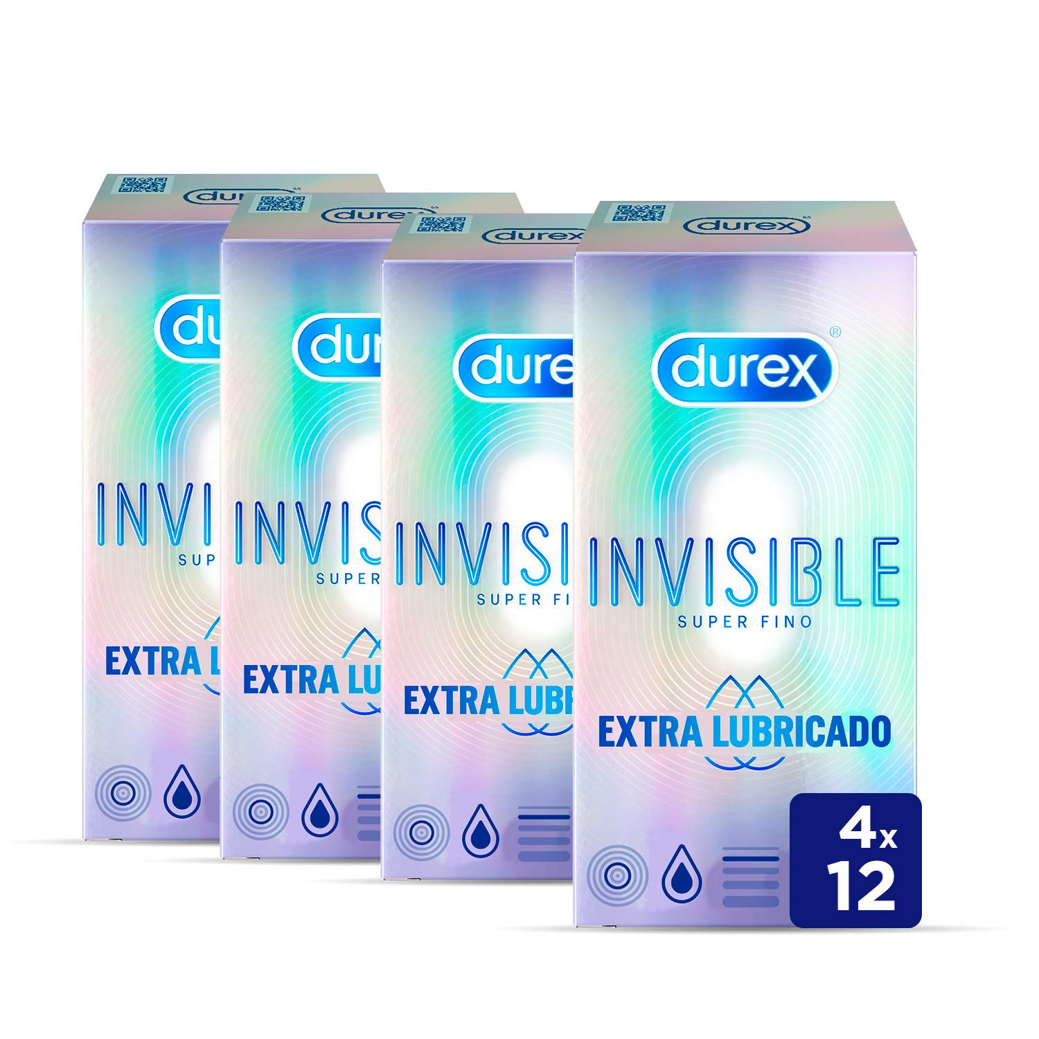 Durex Invisible Extra Fine Condoms Extra Sensitive - 48 Condoms