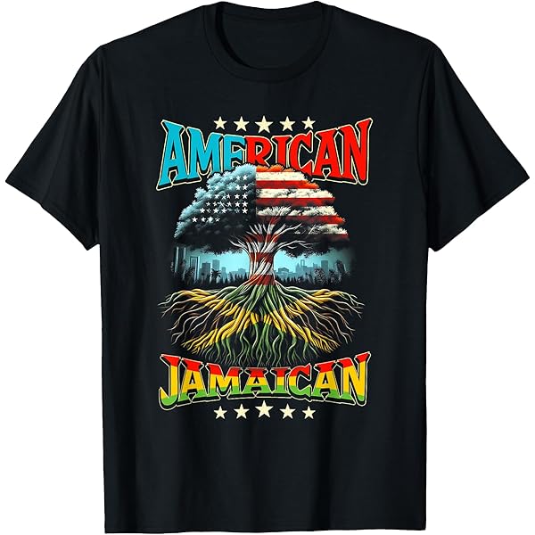Amazon.com: Jamerican Design Jamaica and America Flag Premium Tri