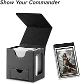 Mage Tech Card Deck Box for MTG Commander Display 100 Double-Sleeved Cards view 2