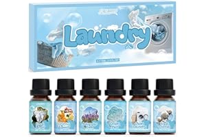 SALUBRITO Laundry Essential Oil Gift Set, Use with Wool Dryer Balls, Clean Fragrance Oil for Diffuser, Candle Making, Fresh L