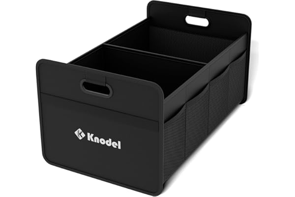 K KNODEL Car Trunk Organizer, Foldable Trunk Organizer for Car, Automotive Consoles & Organizers, Car Trunk Storage Organizer