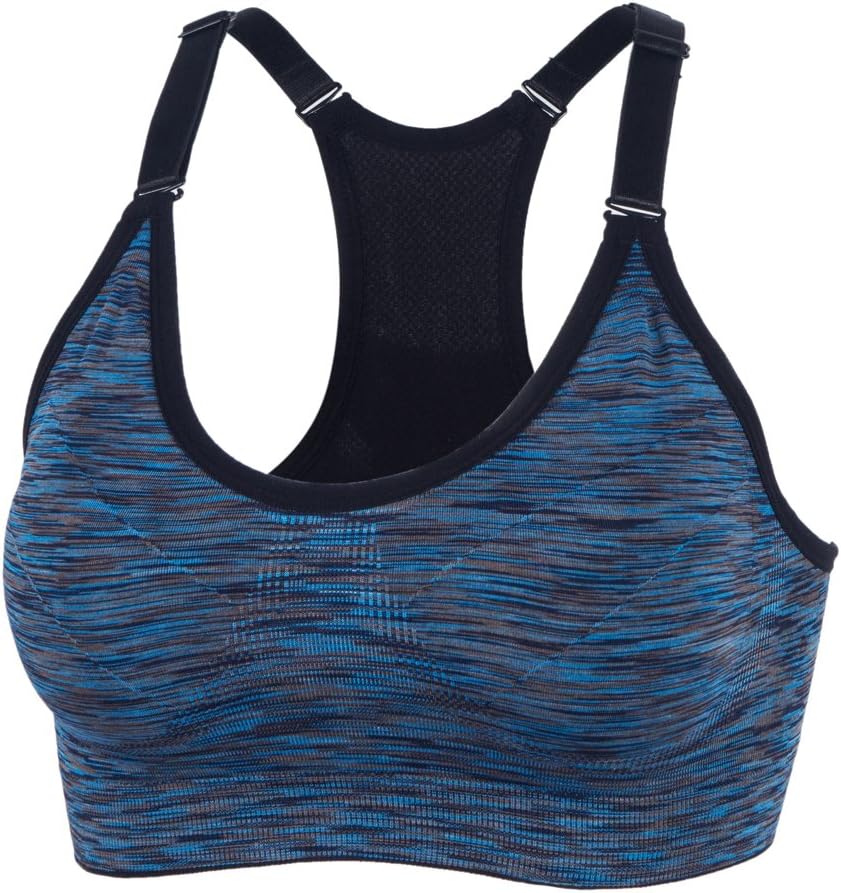YEYELE Women 1or 3 or 5 Pack Adjustable Strap and Removable Pad Tank Top Racerback Sports Bra