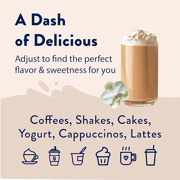 JORDAN’S SKINNY SYRUPS SUGAR FREE SYRUP, FRENCH VANILLA SYRUP, 12.6 OZ, ZERO SUGAR AND ZERO CALORIE FLAVORING FOR COFFEE, PROTEIN SHAKE, COCKTAIL OR MOCKTAIL DRINKS AND MORE, NATURALLY SWEETENED LINE