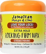 Jamaican Mango Lime Locking Firm Wax Extra Firm Hold 155g No Mineral Oil view 1