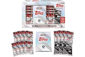 2026 Topps Baseball Series 1 Collection Box – 1 Oversized Base Card per Box + 3 Exclusive 5-Card Flagship Collection Packs