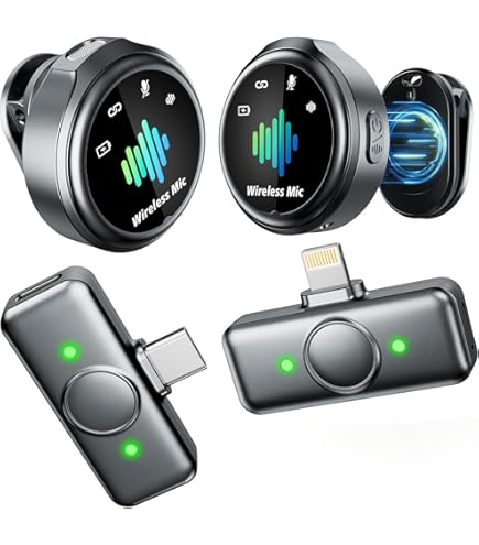 Amazon.com: LID LIRDDY Wireless Lavalier Microphone for iPhone