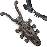 Elsjoy Cast Iron Beetle Boot Jack, 11 Inch Heavy Duty Shoe Remover Cowboy Boot Puller for Work Boots, Muck Boots