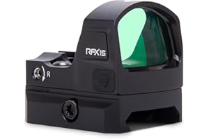 VIRIDIAN WEAPON TECHNOLOGIES Viridian RFX, Green Dot Reflex Sights, 3 MOA Dot, Shield RMSc, Docter and RMR Mountings, Includes Picatinny Mount