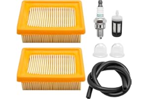 laffoonparts FS91 FS 91R Air Filter Tune Up Kit Replacement for Stihl KM91R KM131 FS89 FS91 FS111 FS131 FS311 FC96 String Trimmer Brushcutter stihl chainsaw parts, Replace# 4180-141-0300 41801410300