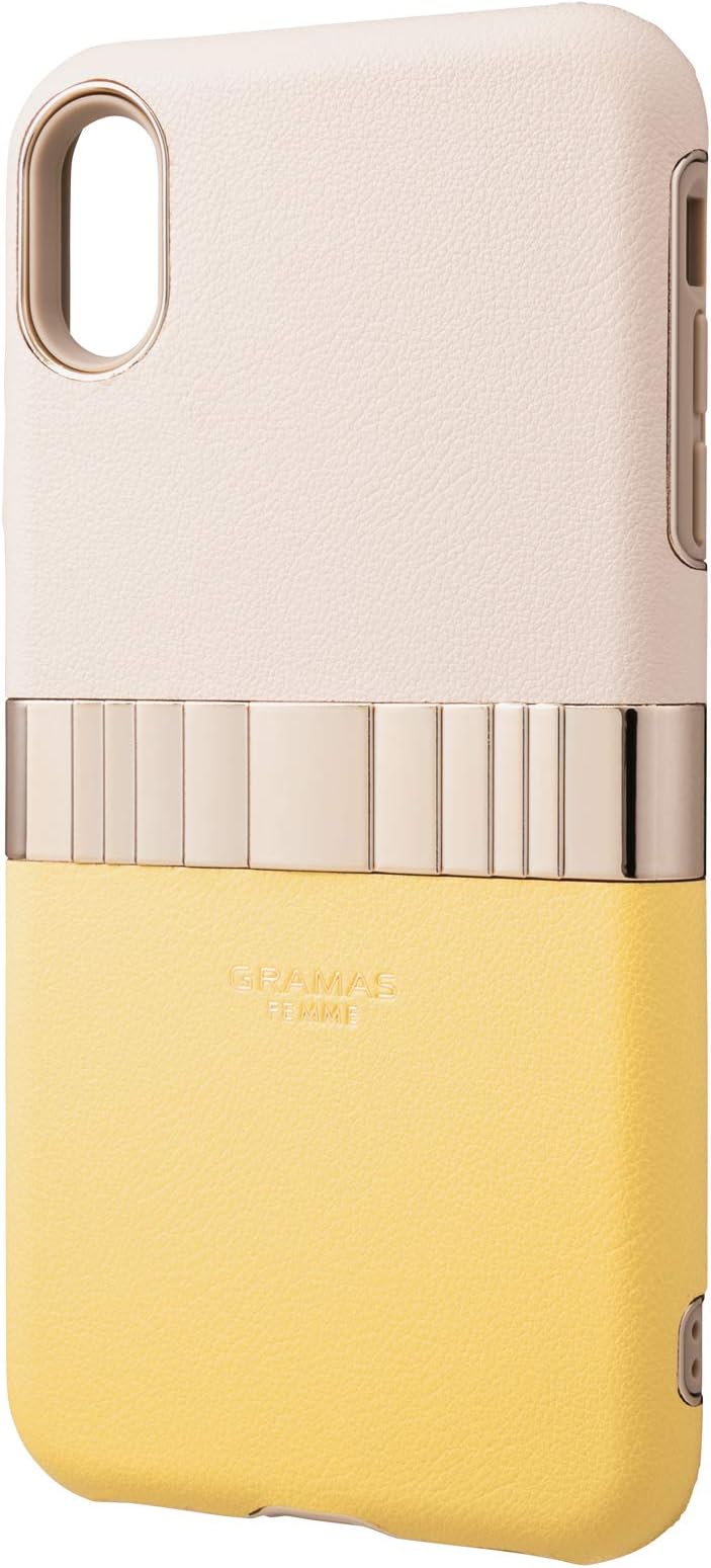 GRAMAS FHC-52418YLW Rel Hybrid Shell Case for iPhone XS Max - Yellow