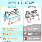 Kikidex Magnetic Drawing Board 8.7in for Toddlers Age 1-3 Mint Blue view 2