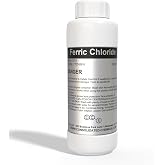 Ferric Chloride - High Concentration Chloride Solution - Wide Applications - Ideal as Etching Cream, Coagulant for Water Treatment - Copper and Stainless Steel Etchant Solution (500mL (16 Fl Oz))