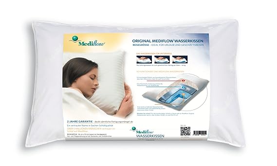 Mediflow 1041 Original Wasserkissen in Reisegröße für Unterwegs