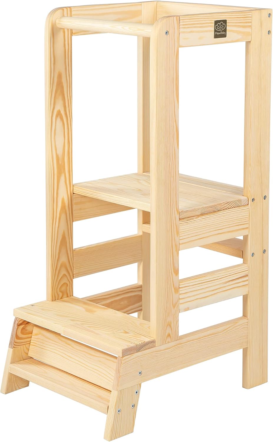 Promotion Meowbaby Tour D Apprentissage Tour D Observation Pour Enfants Montessori Learning Tower Bois Naturel Kitchen Helper Pour Petit Bebe Bambin Made In Eu Transparent Code Promo Gearbest Banggood Code Promo Cdiscount