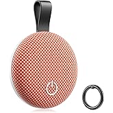 Air Tracker Tags, Bluetooth Tracker Works with Apple Find My (iOS Only), Smart Tag with Keychain, Item Finder for Luggage/Key/Suitcase/Pets/Wallet, Replaceable Battery (Orange, 1 Pack)