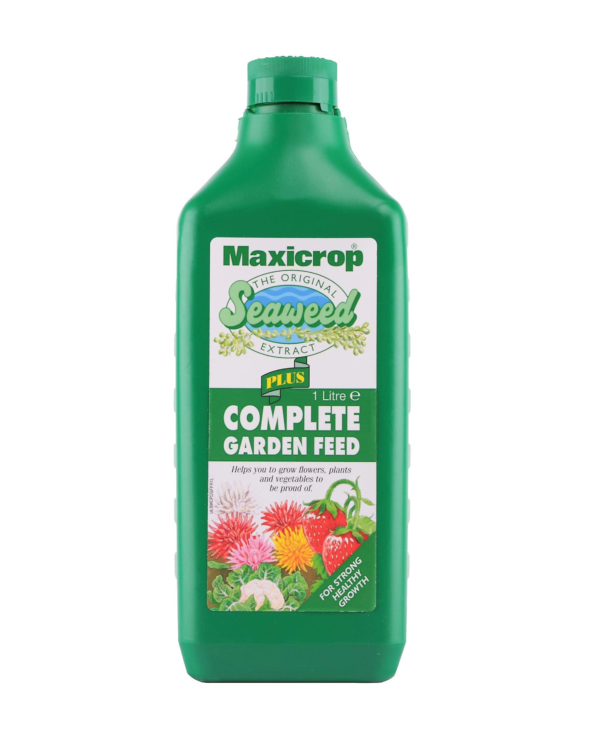 Maxicrop PPCGF61L Complete Garden Feed, 1L - All Purpose Fertiliser - with Seaweed Extract - for Strong Growth and Healthy Root Development - Plant Nutrition - Indoor and Garden Use
