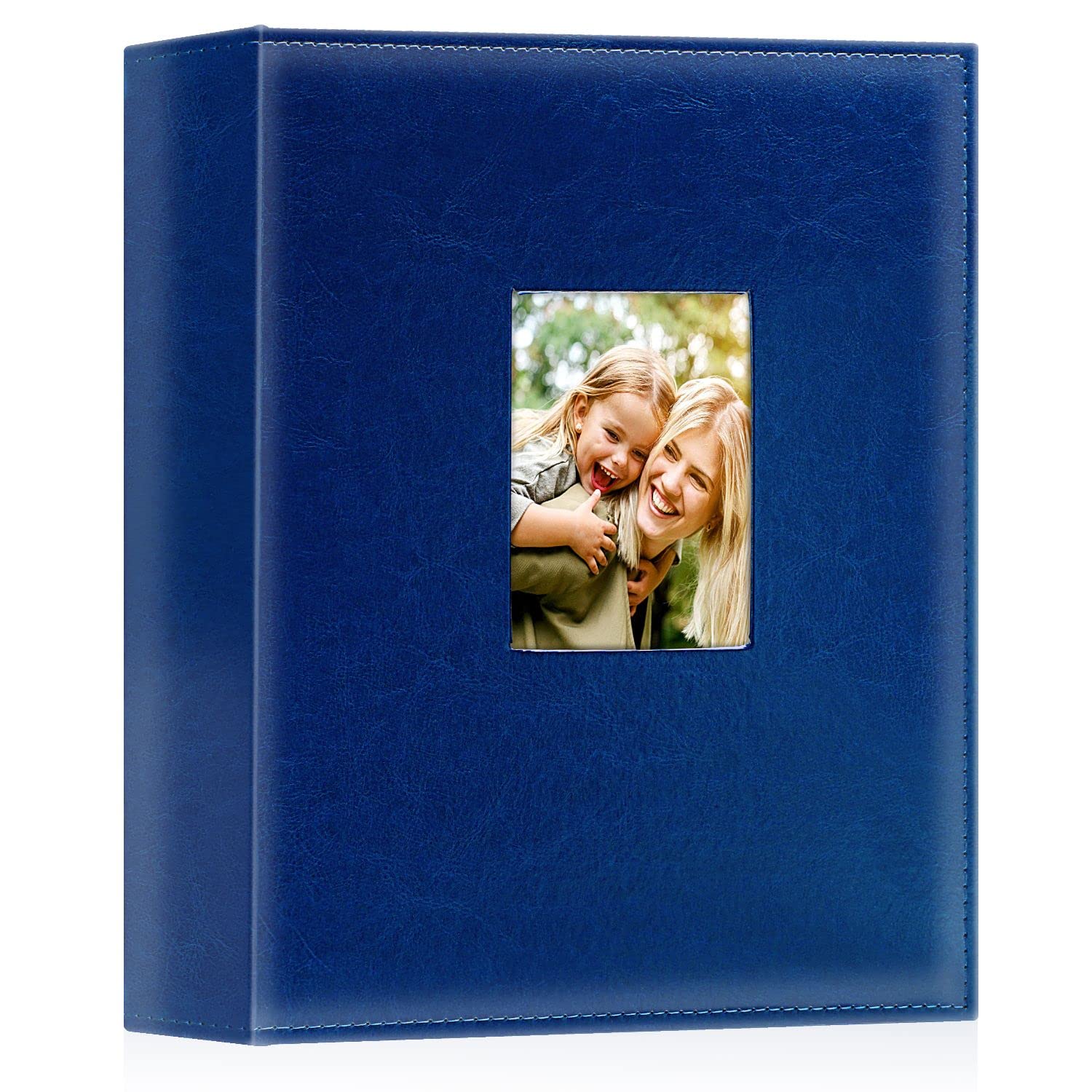 Photo 1 of *MINOR DAMAGE - USED*
Ywlake Photo Album 4x6 400 Pockets, Leather Photo Albums Holds 400 Vertical Pictures Only Blue