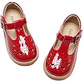 Felix & Flora Toddler Little Girl Mary Jane Dress Shoes - Ballet Flats for Easter Flower Girl Party School Shoes.