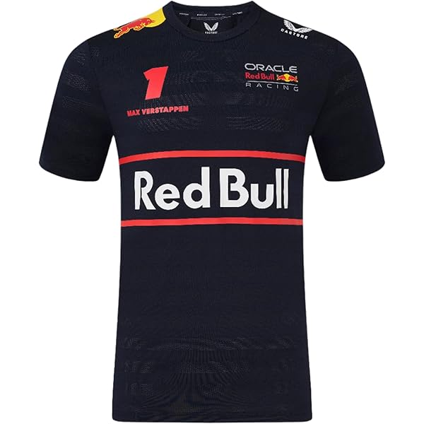 Castore Camiseta masculina Red Bull Racing F1 2025 Team, Azul