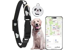 SOTFKD Dog Tracker GPS-GPS Dog Collar-GPS Tracker for Dogs| Android and iOS Universal | No Monthly Fee | Waterproof | Works with Any Collar