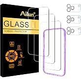 Ailun Screen Protector + Camera Lens Protector for iPhone 18 Pro Max | 3+3 Pack, 6.9 inch, Tempered Glass, Installation Frame, Sensor Protection, Dynamic Island Compatible, Case Friendly