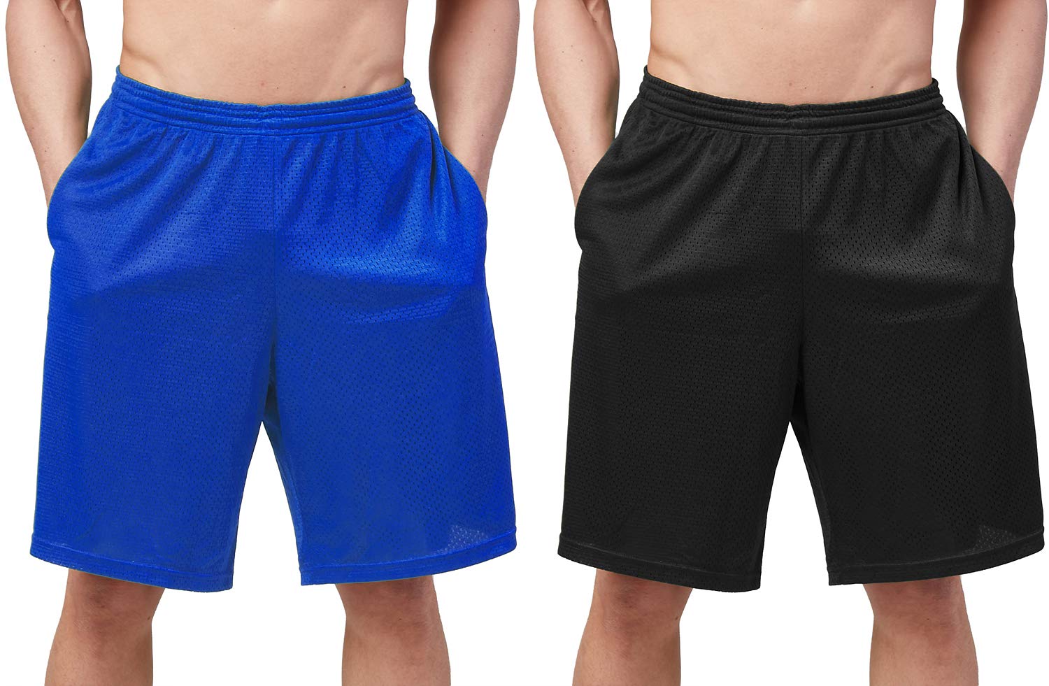 DEVOPS Men's 2-Pack Mesh Athletic Workout