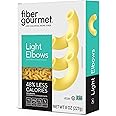 Fiber Gourmet Pasta - Light Elbow Pasta - Low Net Carb, Fiber-Rich, Low Calorie, Healthy Pasta - Made in Italy, Kosher, Vegan, Non-GMO - 8 Oz