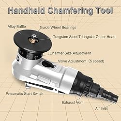 2 in 1 Mini Pneumatic Chamfering Machine,Air