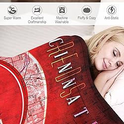 LJHFDM Cincinnati City Baseball Throw Blanket