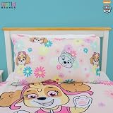 Character World Paw Patrol Duvet Cover Set Single Pink Flowers Reversible view 6