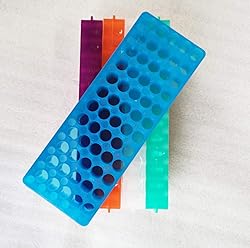 Tube Rack Double Panel 60 Positions Polypropylene