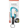 Mousqueton SlideLock Nite Ize Avec Porte-clés - Taille 3, Acier Inoxydable, Verrouillage Sécurisé - Pour Sac à Dos, Ceinture