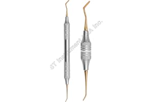 ST INSTRUMENT USA INC Dental Composite Filling Instrument 6 – Stainless Steel Tools for Resin Application Cavity Filling Shaping – Autoclavable Dental Instruments for Dentists and Students Condenser and Paddle Handle 9