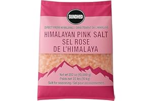 Sundhed Pink Himalayan Coarse Salt (10kg / 22 lbs) – Bulk Bag for Culinary and Multi-Purpose Use