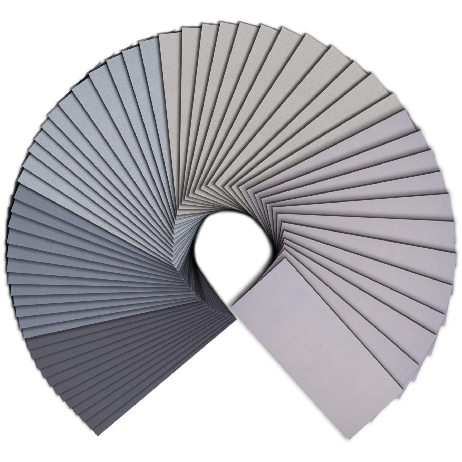SIQUK 60 Pieces Wet and Dry Sandpaper Assorted 2000 3000 5000 7000 10000 Fine Grit Sanding Pads 9 x 3.6 Inches Abrasive Paper for Automotive Sanding Wood Furniture Finishing