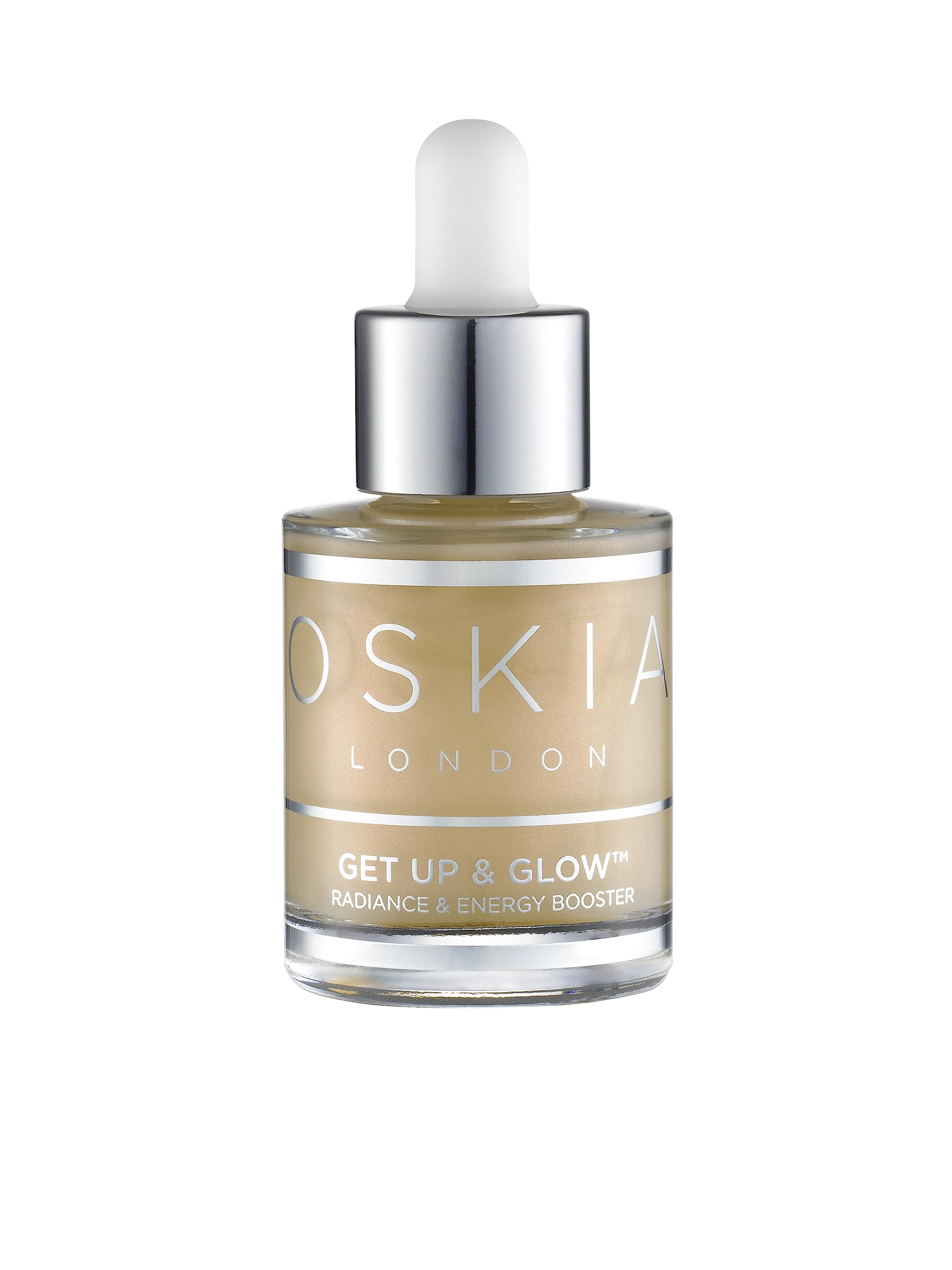 OSKIA Get Up & Glow – Illuminating Face Serum to Enliven Tired Skin, with Milk Peptides & Hyaluronic Acid