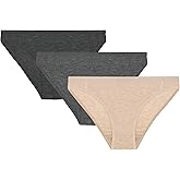 ZSOSBA METARINO Women's Underwear Mid Waisted Ladies Panties Merino Wool Sports Active Briefs 3 Pack