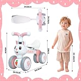 XIAPIA Baby Balance Bike 10-36 Months Safety Trike with EVA Wheels Rabbit view 2
