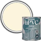 Rust-Oleum Beige uPVC Door & Window Paint Satin 750ml Clotted Cream