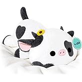 Onsoyours Original Weighted Sunflower Cow Stuffed Animals, 4.0 lbs Weighted Plush for Stress Relief - 20" Large Soft Cow Pillow Gifts for Kids & Adults